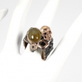 Bild 3 von UNIKAT! 925 Silber Fine Art Designer Ring mit Saphir GR 59 (Ø 18,8 mm)