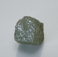 Bild 2 von 4.05 ct. Feiner grau grüner ca. 7.5 x 8.5 mm Rohdiamant Würfel