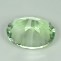 Bild 2 von 5.41 ct. Ovaler ubeh. Hellgrüner 14.1 x 10 mm Brasilien Fluorit