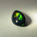 Bild 2 von 1.99 ct. Klasse schwarzer 14.2 x 8.4 mm Äthiopien Multi Color Opal Tropfen