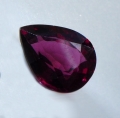 3.60 ct. Schöner rot violetter 10.5 x 8 mm Rhodolith Granat Tropfen