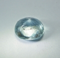 Bild 2 von 3.80 ct. Grünlich  blauer ovaler 10.8 x 9.4 mm Aquamarin