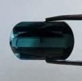 Bild 1 von 2.45 ct VS!  Schöner blau grüner 9.7 x 6 mm Indigolith Turmalin