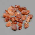 20 Karat  unbehandelte Medium Orange Namibia Roh Spessartin Granate