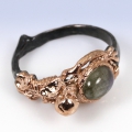 Bild 2 von UNIKAT !  Zarter 925 Silber Fine Art Designer Ring mit echtem Labradorit