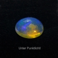 1.33 ct. Feiner ovaler 8.8 x 7.1 mm Multi-Color Äthiopien Opal Cabochon