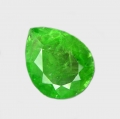 Bild 1 von 4.16 ct. Seltener grüner 12.1 x 9.7 mm Demantoid Granat Tropfen