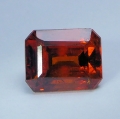 Bild 1 von 1.92 ct. Rot Oranger Oktagon 7 x 5.7mm Spessartin Granat. Tolle Farbe!