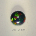 Bild 1 von 1.01 ct. Schwarzer runder 8  mm Äthiopien Multi Color Opal
