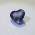 Bild 1 von 2.35 ct. Feines blau violettes 9.2 x 8.2 mm Iolith- Herz
