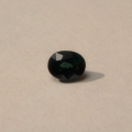 0.70ct. Blaugrüner ovaler 5.5 x 4.3 mm Saphir