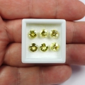Bild 2 von 3.13 ct. 6 Stück runde natürliche 5.5 mm Goldberyll Edelsteinen