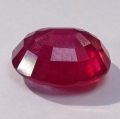 Bild 2 von 9.95 ct. Riesiger pink roter ovaler  13 .5 x 12 mm Mosambik Rubin