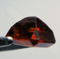Bild 3 von 1.92 ct. Rot Oranger Oktagon 7 x 5.7mm Spessartin Granat. Tolle Farbe!