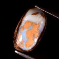 6.47ct RAR!  Ovaler natürlicher Koroit Kristall Opal Nuß, seltener Boulder Opal
