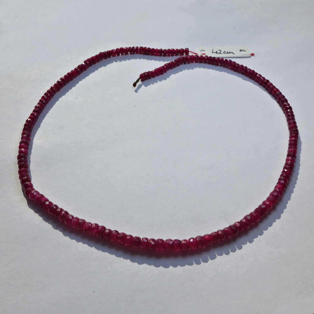 Bild 1 von Rubin string 96 ct with circular disks Ø 5.2 - 4 mm 42 cm length