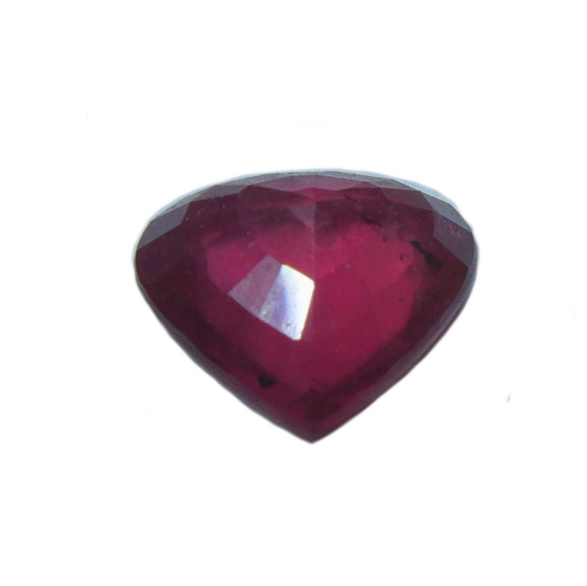 Bild 1 von 1.44 ct. Feines rotviolettes 7.7 x 7 mm Rhodolith Granat Herz