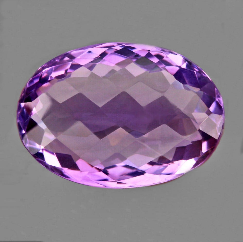 Bild 1 von 25.7 ct VVS! Eye clean oval  23 x  16 Brazil Amethyst