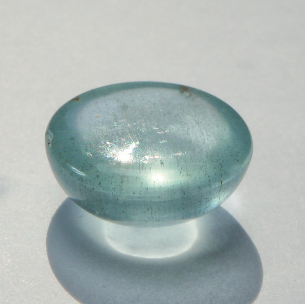 Bild 1 von 7.25 ct. Natürlicher blauer ovaler 12.5 x 12 mm Brasilien Aquamarin
