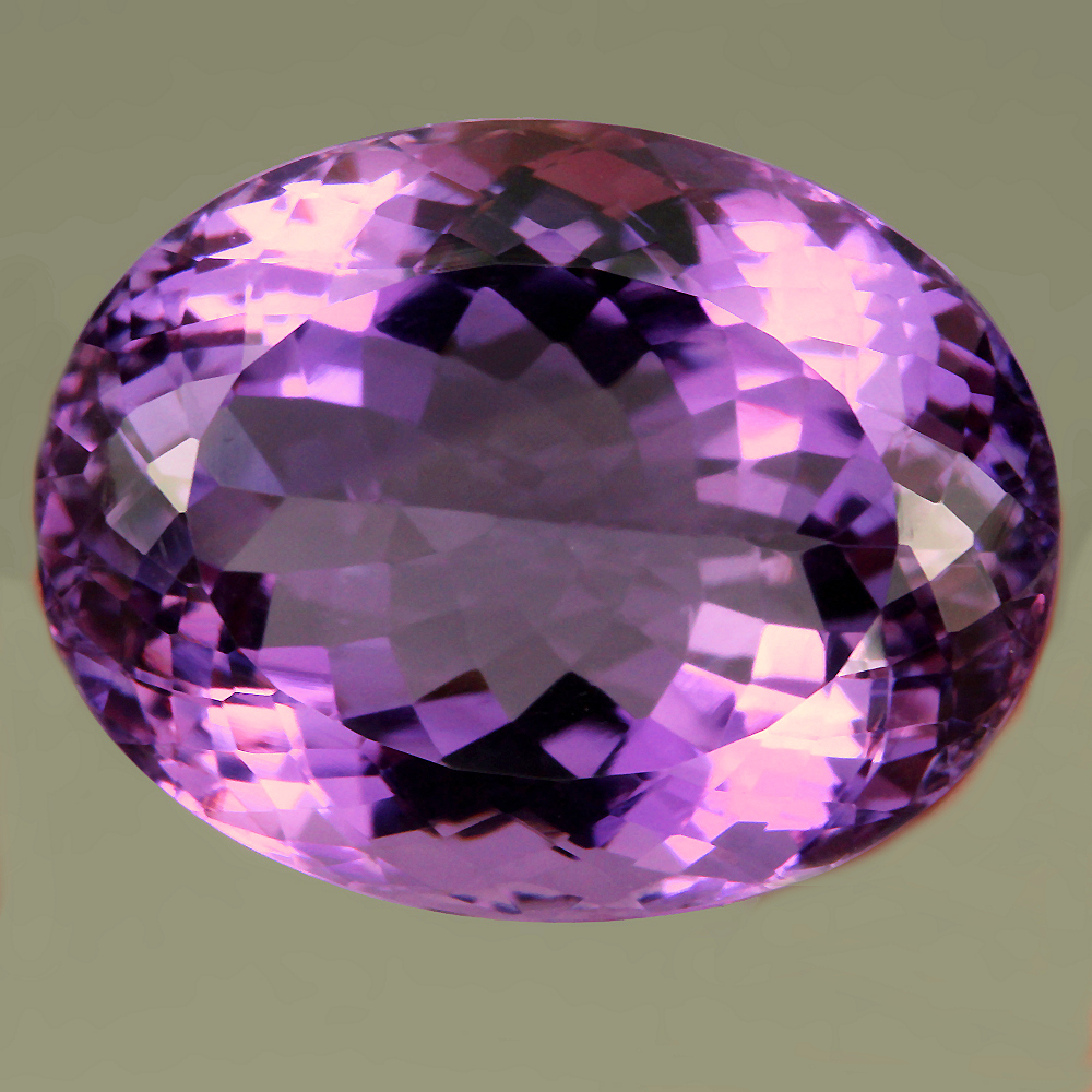 Bild 1 von 30.55 ct VVS! Great oval  22 x 17 mm Uruguay Amethyst