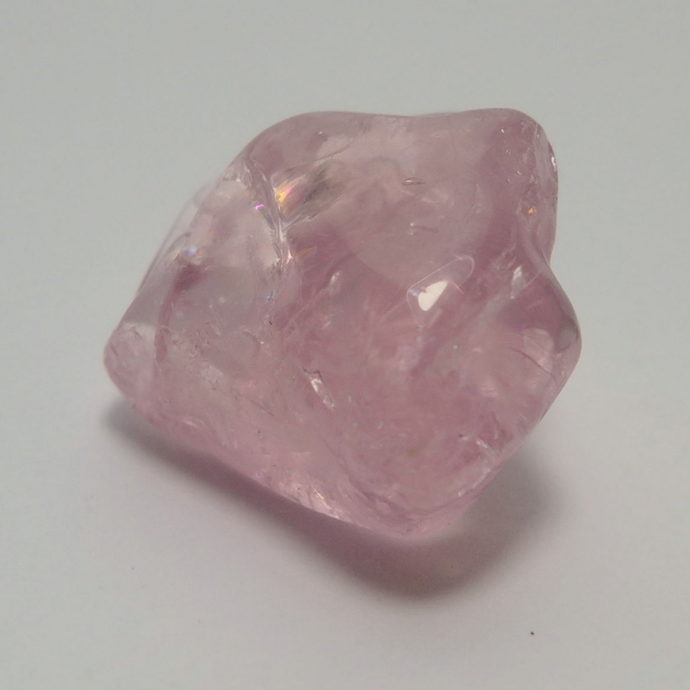Bild 1 von 13 ct! Intensiv Pinkfarbiger Brasilien Roh Morganit 16 x14 x11 mm