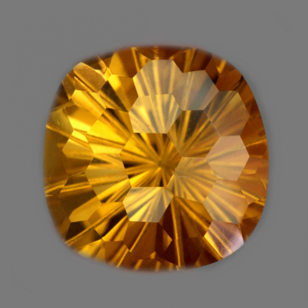 Bild 1 von 19.15 ct. VVS! Nice 17 x 17 mm Brazil Cushion Citrine