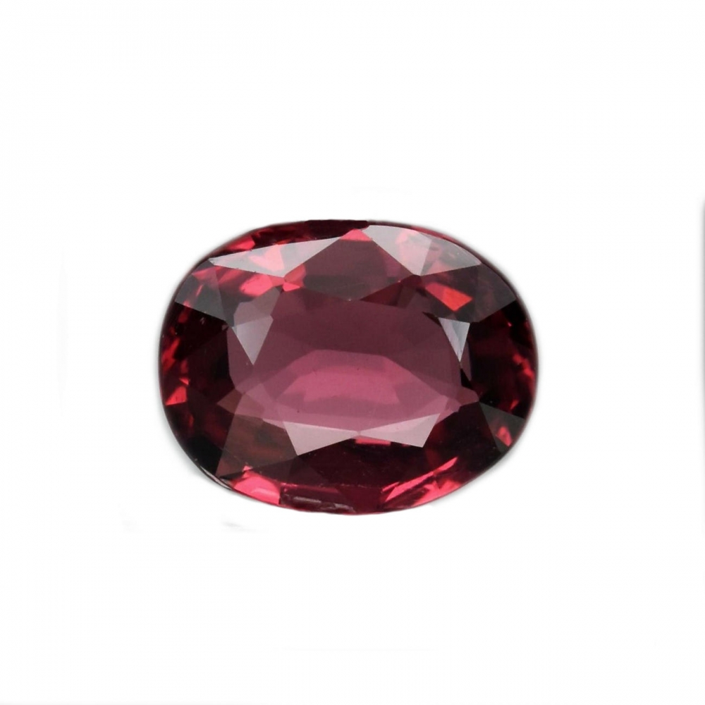 Bild 1 von 1.08 ct. Fine red purplisch 7.2 x 5.6 mm Madagaskar Rhodolite Garnet Gemstones