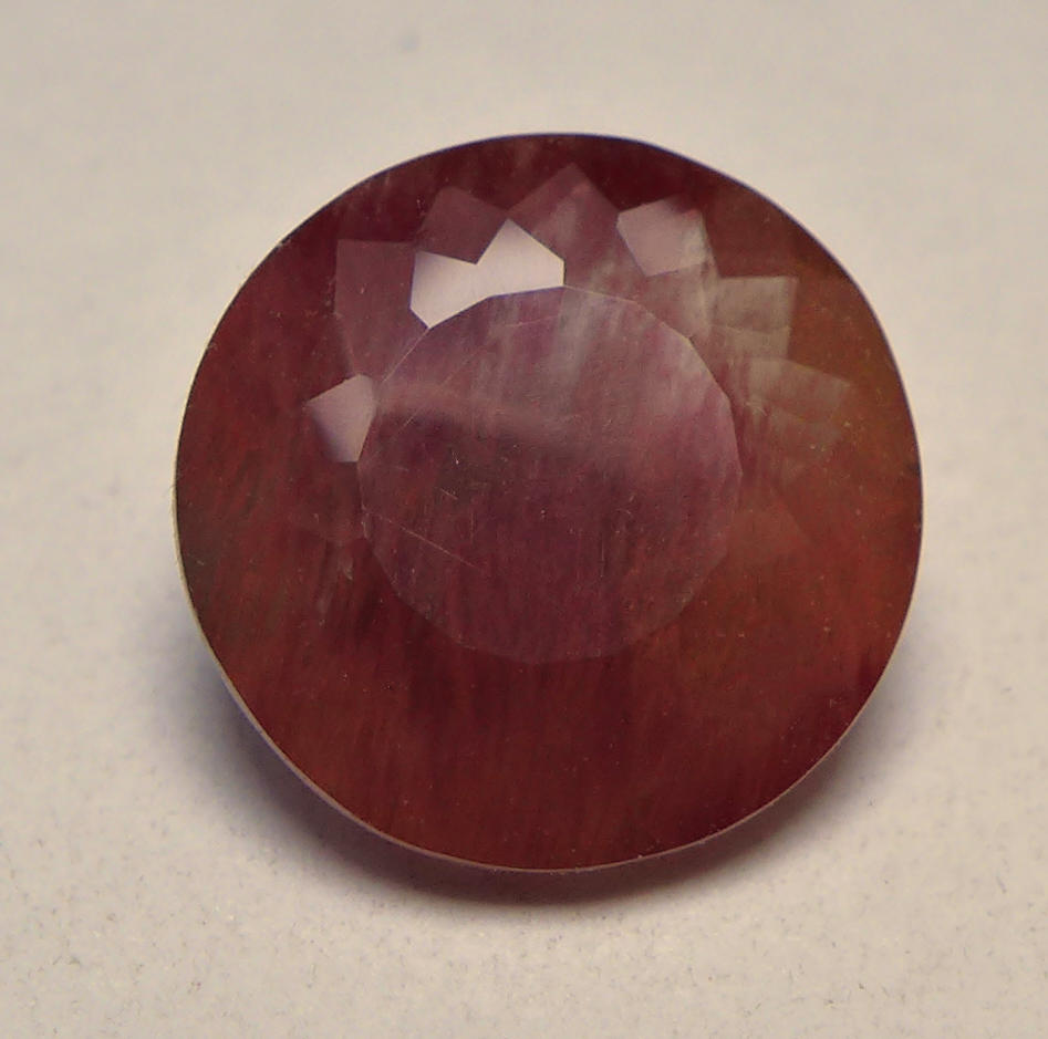 Bild 1 von 5.65 ct. Orange-red round 13 mm Andesin
