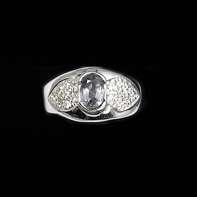 Bild 1 von Entzückender 925 Silber Ring mit echtem 1.02ct.  Afrika Spinell  GR 57