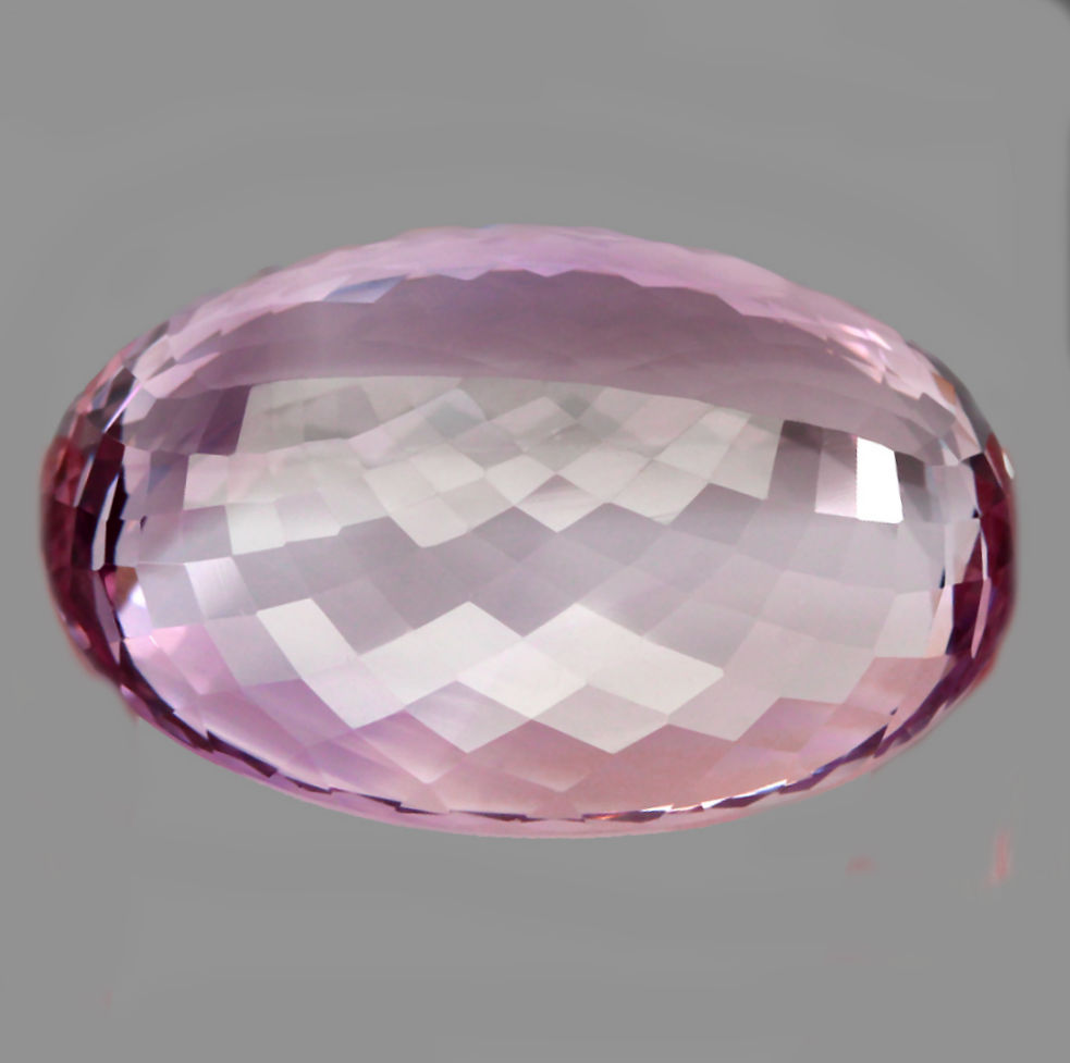 Bild 1 von 76 ct VVS! Gigantischer ovaler 32 x 23 mm Uruguay Amethyst