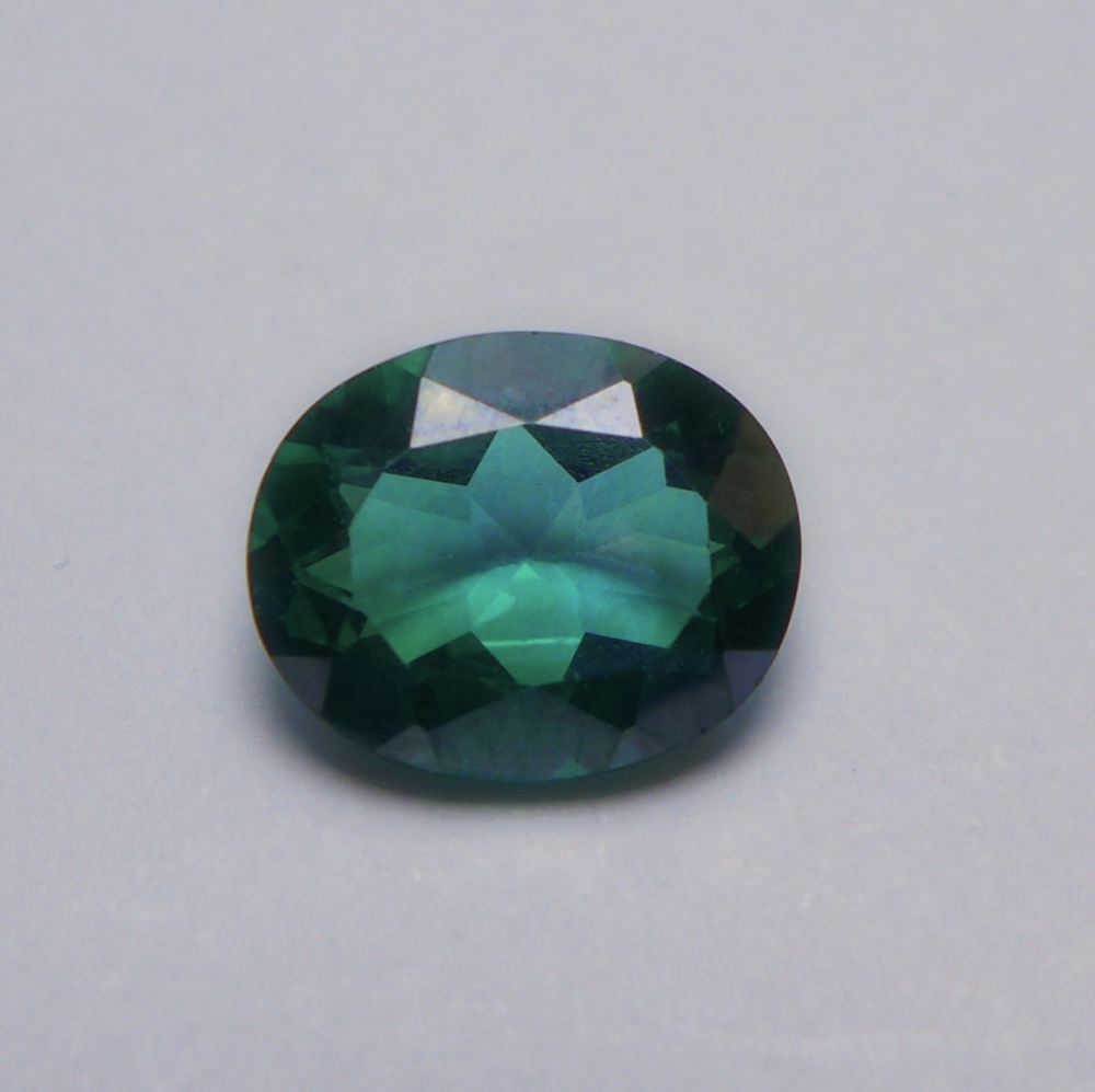 Bild 1 von 3.72 ct. Augenreiner ovaler blaugrüner 11 x 9 mm  Brasilien Topas