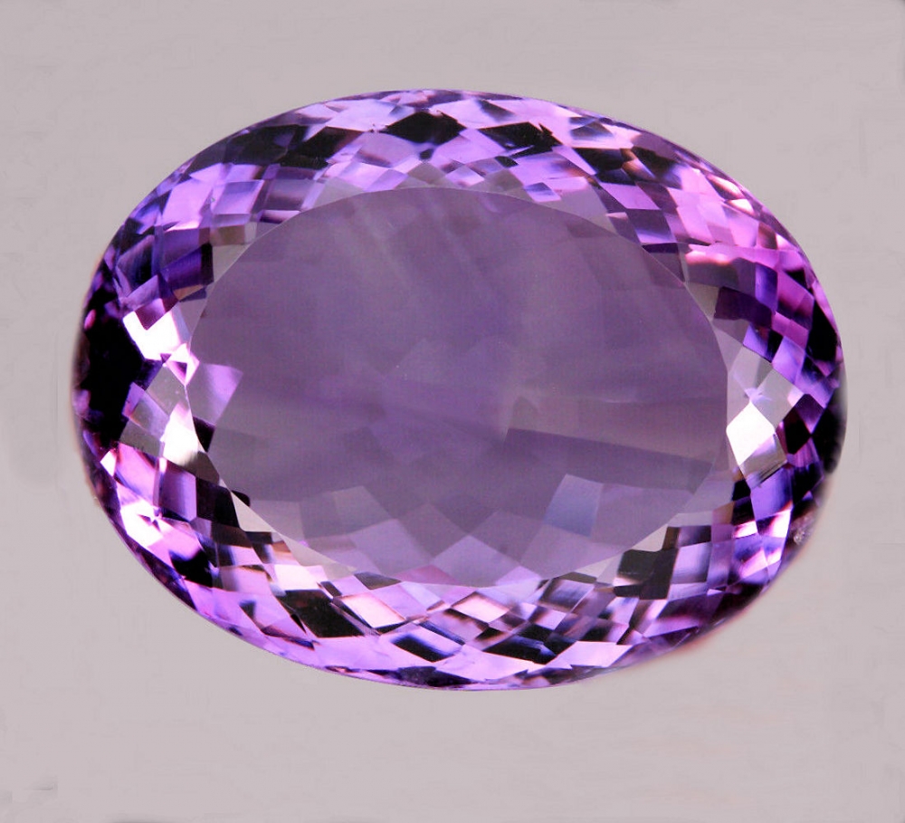 Bild 1 von 56.5 ct VVS! Huge oval  28 x 22 mm Uruguay Amethyst