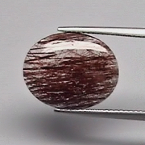 Bild 1 von 7.46 ct. Oval 17 x 13.5 mm Brazil rutile quartz