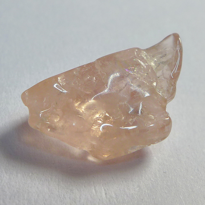 Bild 1 von 13 ct! Intensiv Pinkfarbiger Brasilien Roh Morganit 16 x14 x11 mm