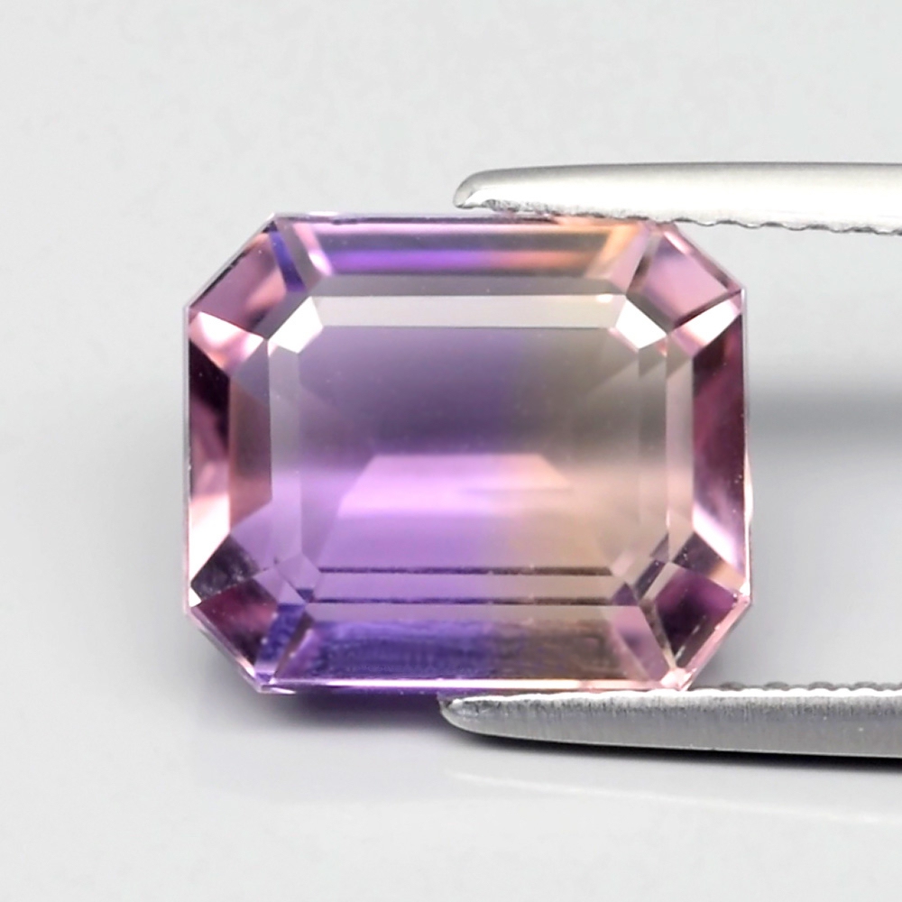 Bild 1 von 4.97ct. VS! Fine natural. 11 x 9 mm Bolivia Octagon Ametrine