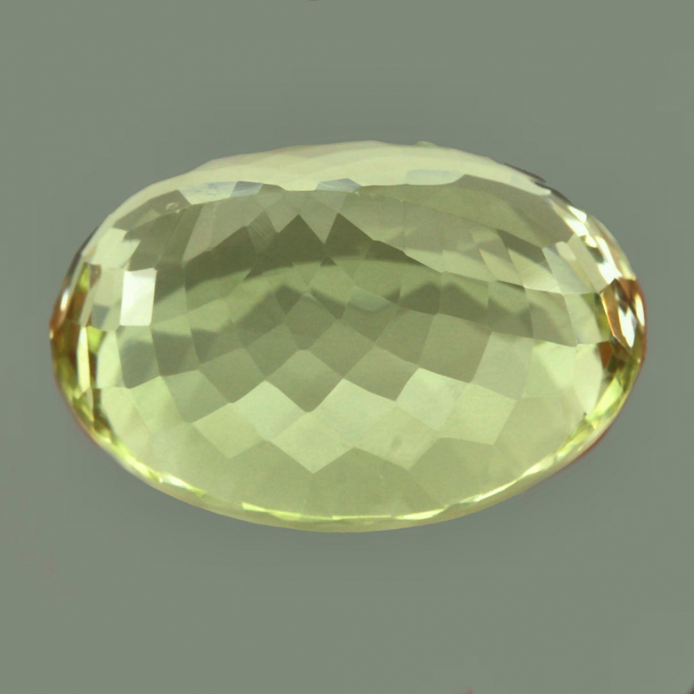 Bild 1 von 26 ct  VVS! Großer ovaler 22 x 17 mm Brasilien Amethyst / Prasiolith