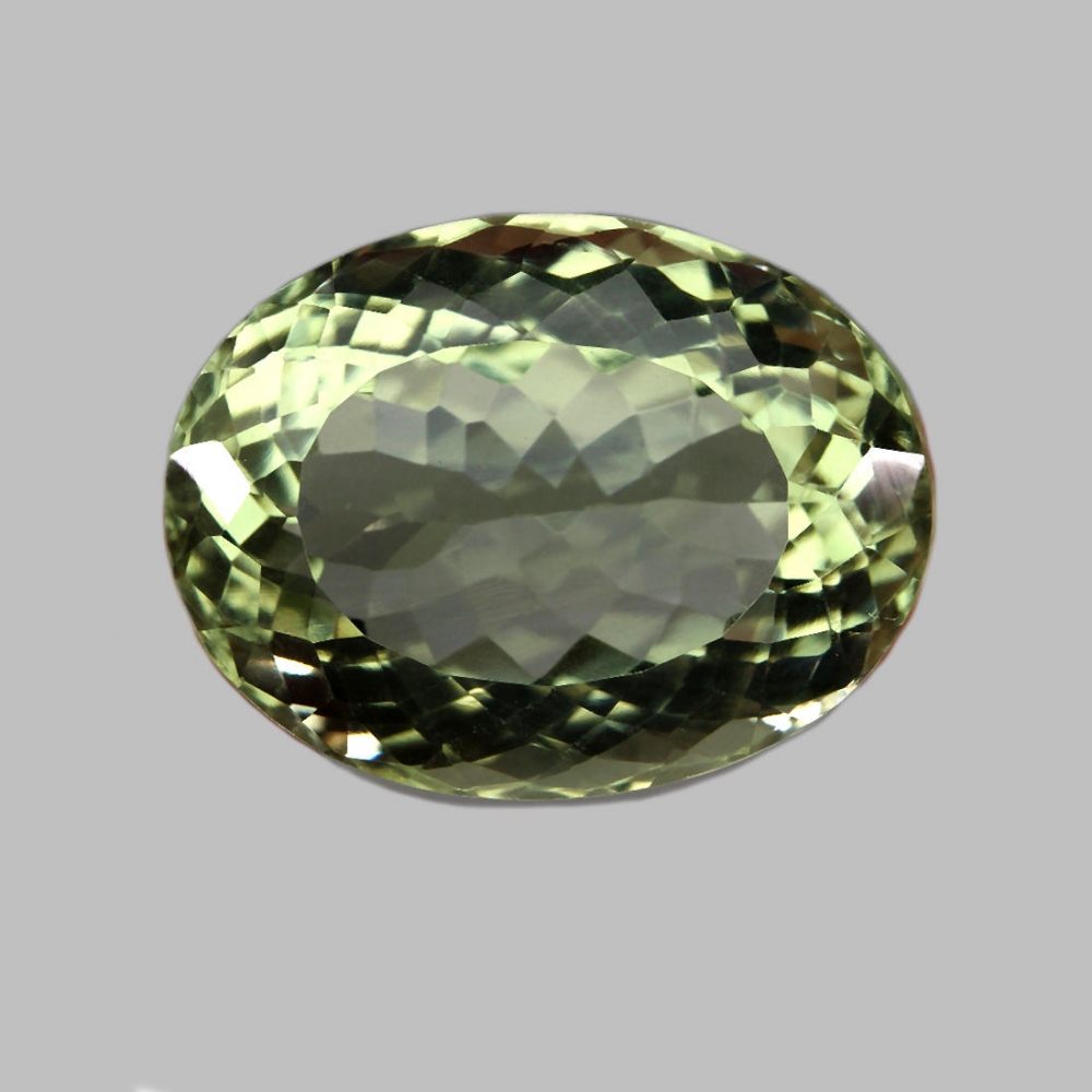 Bild 1 von 23.00 ct VVS! Beatiful oval 22 x 16 mm Brazil Amethyst / Prasiolith