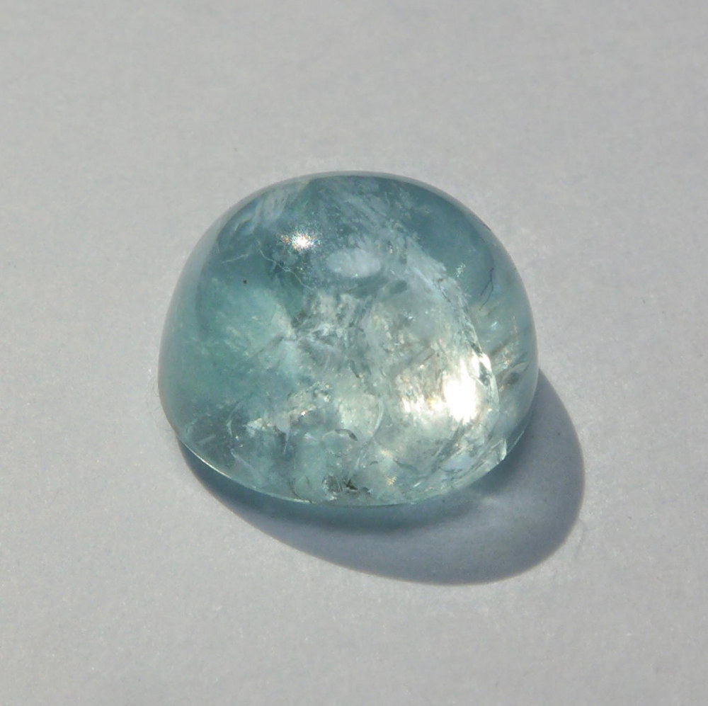 Bild 1 von 5.21 ct. Light blue oval 10.4 x 9.7 mm Brasilian Aquamarine 