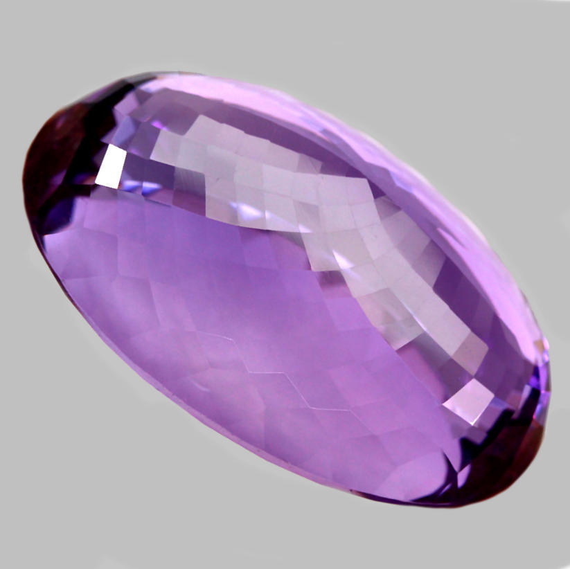 Bild 1 von 84.44 ct VVS! Riesiger ovaler 35 x 23 mm Bolivien Amethyst
