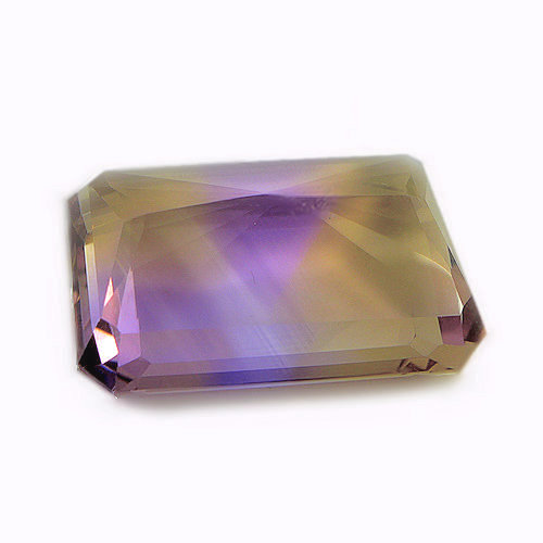 Bild 1 von 26.95 ct. Großer natürl. 24.1 x 16.2 mm Smaragd Facette Bolivien Ametrin