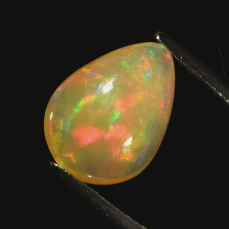 Bild 1 von 1.83 ct Fascinating 11 x 8 mm Pear Cabochon Multi-Color Opal