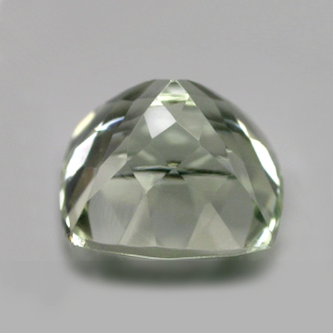 Bild 1 von 15.00ct. VVS!  Edler 15.3 x 14.8 mm Cushion Facette Amethyst / Prasiolith