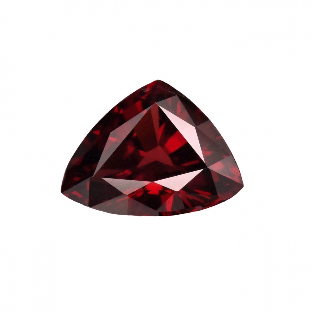 Bild 1 von 3.49 ct. Red purplisch  11 x 8.5 mm Trillion Rhodolite Garnet 
