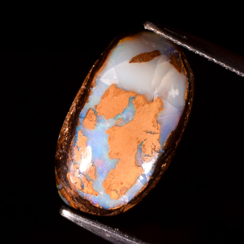 Bild 1 von 6.47ct RAR! Oval Natural Koroite Crystal Opal Nut, Rare Boulder Opal