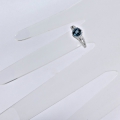 Bild 4 von Beautiful 925 silver ring with 6.0 mm London Blue Topaz, size 56.5 (Ø 18 mm)