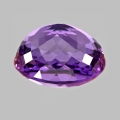 Bild 2 von 23.65ct VVS!  Schöner ovaler 19 x 16 mm Uruguay Amethyst