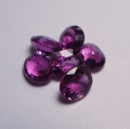 Bild 2 von 5.25 ct. VS! 6 pieces of oval Pink Violet 6 x 5 mm Rhodolite Garnet