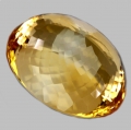 Bild 2 von 99.31 ct VVS! Giant oval 32 x 26 mm Brasil Citrin