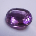 Bild 2 von 24.22 ct IF! Wunderschöner ovaler 21 x 15.6 mm Bolivien Amethyst im Rosenschliff