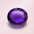 20.37 ct. Great oval 17.5 x 15.4 mm Bolivien Amethyst